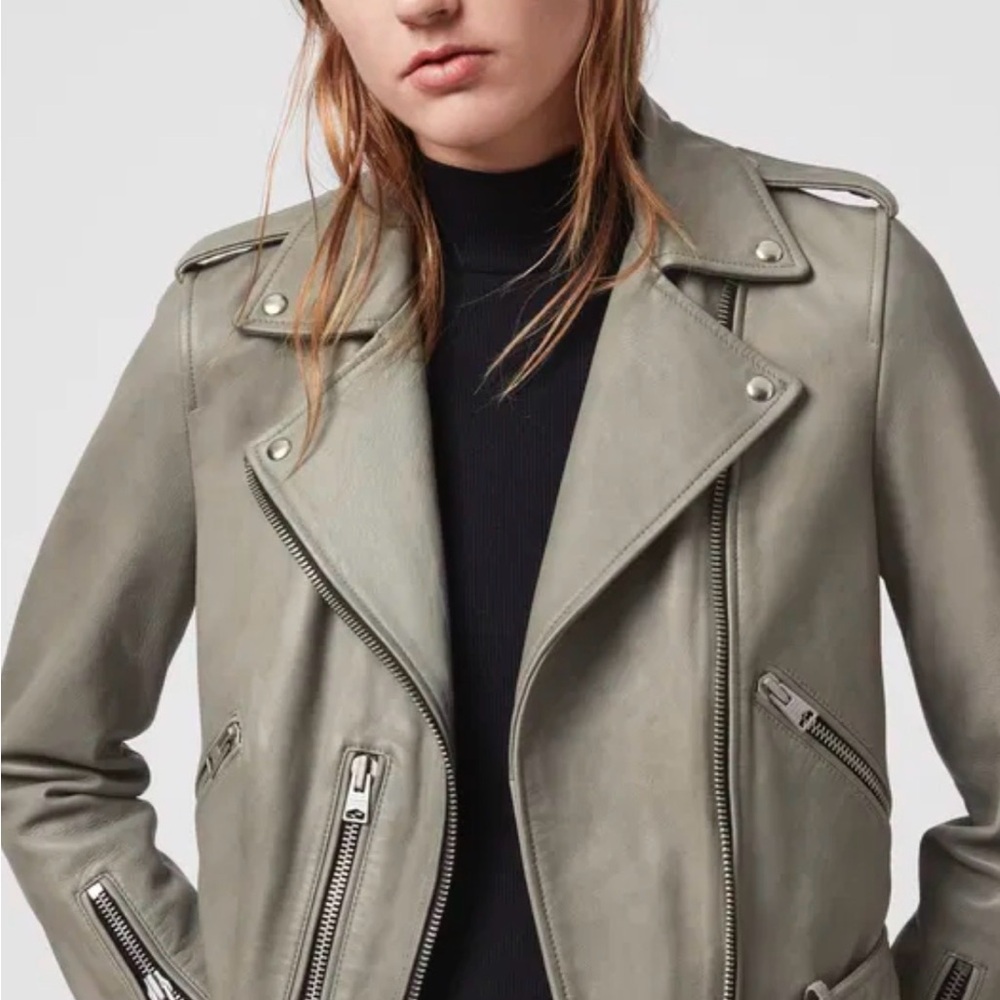 Allsaint gray olive green